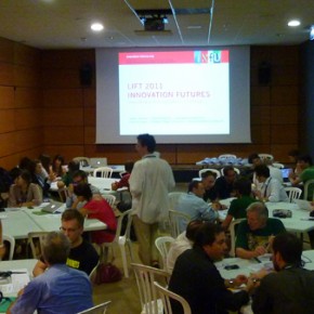 Innovation Futures workshop at LIFT 2011...