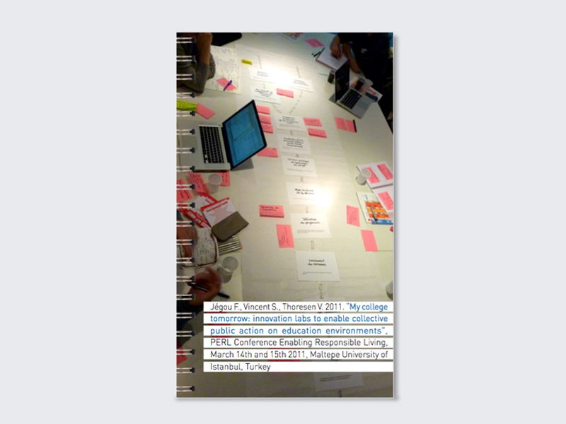 My college tomorrow: innovation labs to enable collective public action on education environments